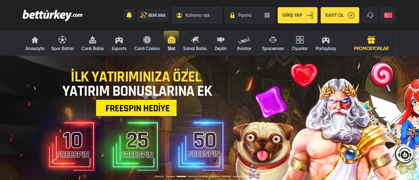 Betturkey En Popüler Slot Oyunları Oyna